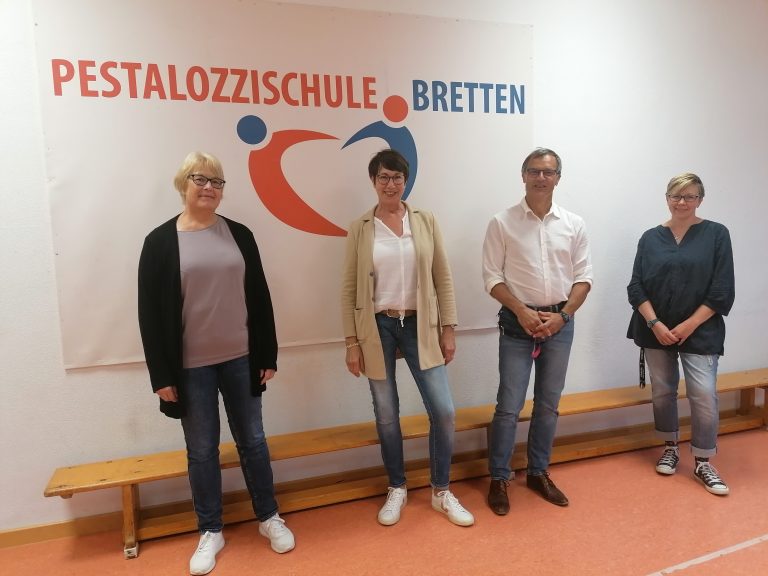 Förderverein Vorstand: Bärbel Baumgärtner, Silke Alb, Dr. Rüdiger Czolk, Julia Wörner (v. li. nach re.)