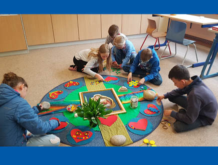 Stille Pause für die Schüler