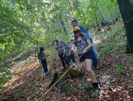 waldausflug0622-Schüler finden sich im Wald zurecht